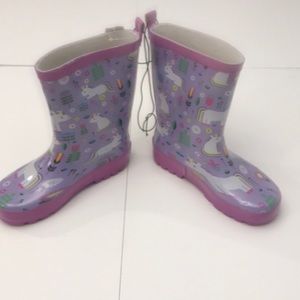 Kids unicorn garden designed garden boots